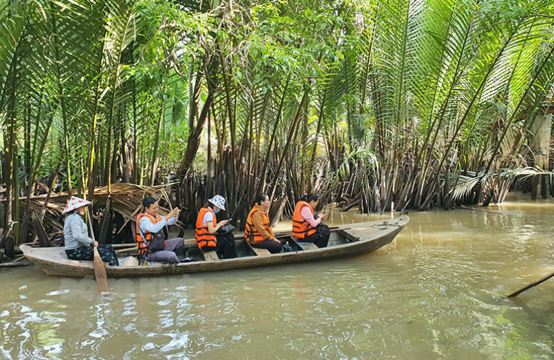 Bến Tre: Củng cố chất lượng môi trường, hoạt động đò chèo du lịch