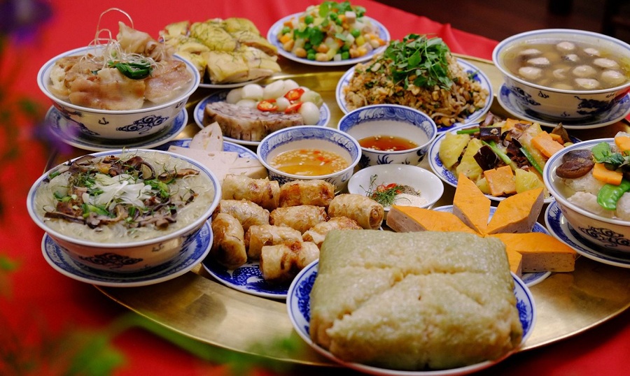 Độc đáo hương vị ẩm thực tết